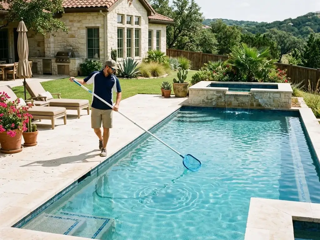 Weekly pool service in Austin